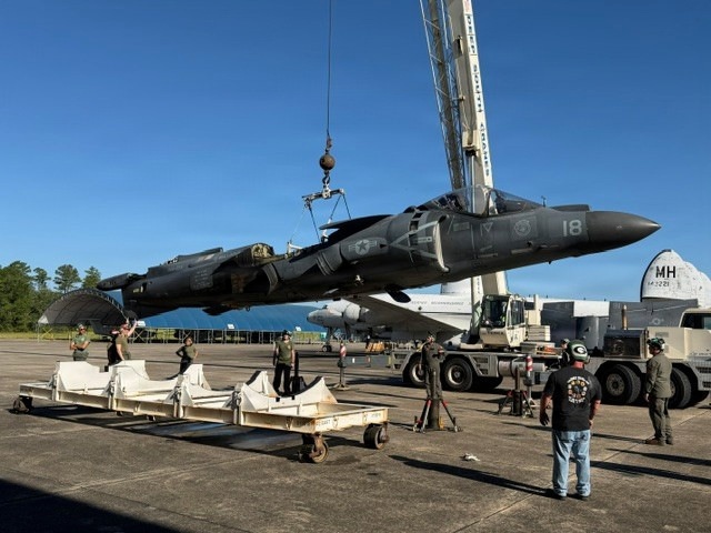 Last produced USMC Harrier completes its final mission