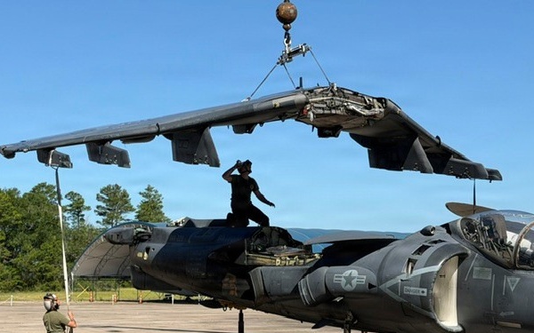 Last produced USMC Harrier completes its final mission