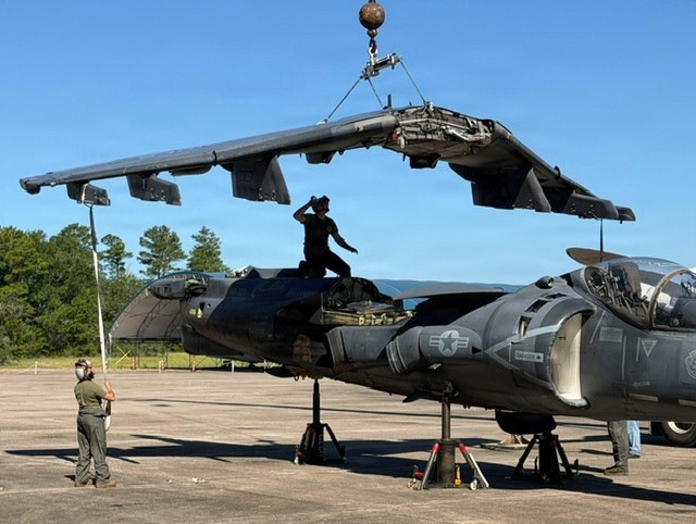 Last produced USMC Harrier completes its final mission