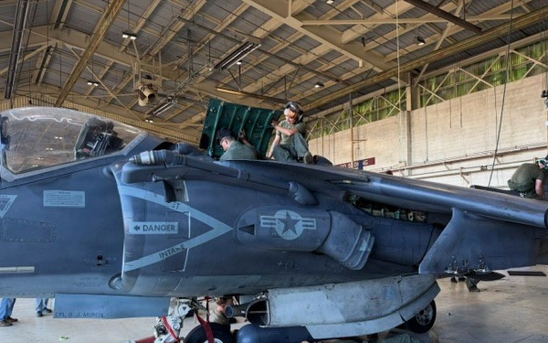 Last produced USMC Harrier completes its final mission
