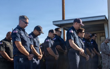 Combat Center Commissions New Apparatus