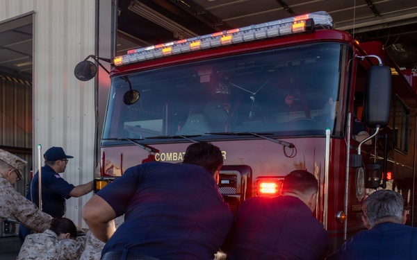 Combat Center Commissions New Apparatus