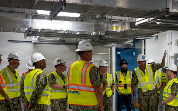 CNO and MCPON visit Naval Submarine Base Kings Bay.