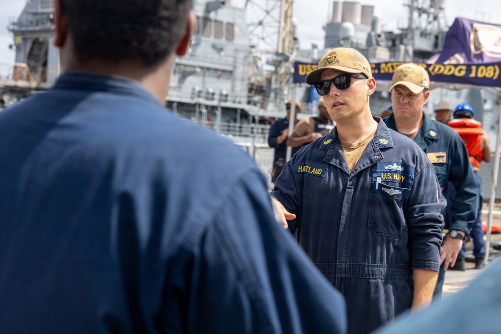 USS Wayne E. Meyer Conducts Sea and Anchor