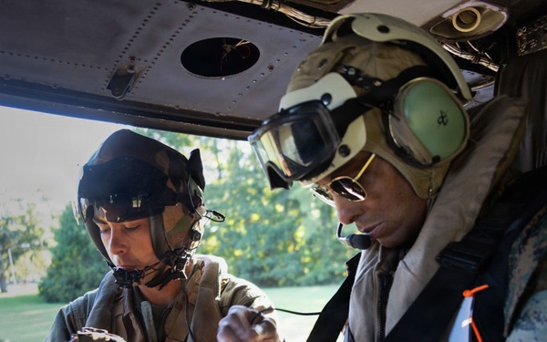 MCI-East Commanding General Conducts Aerial Tour
