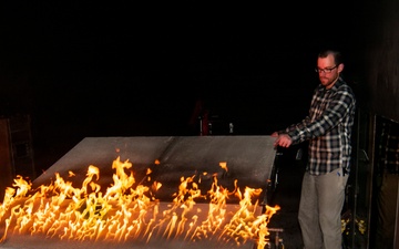 Flame Table Burn Test at Missoula Fire Sciences Laboratory