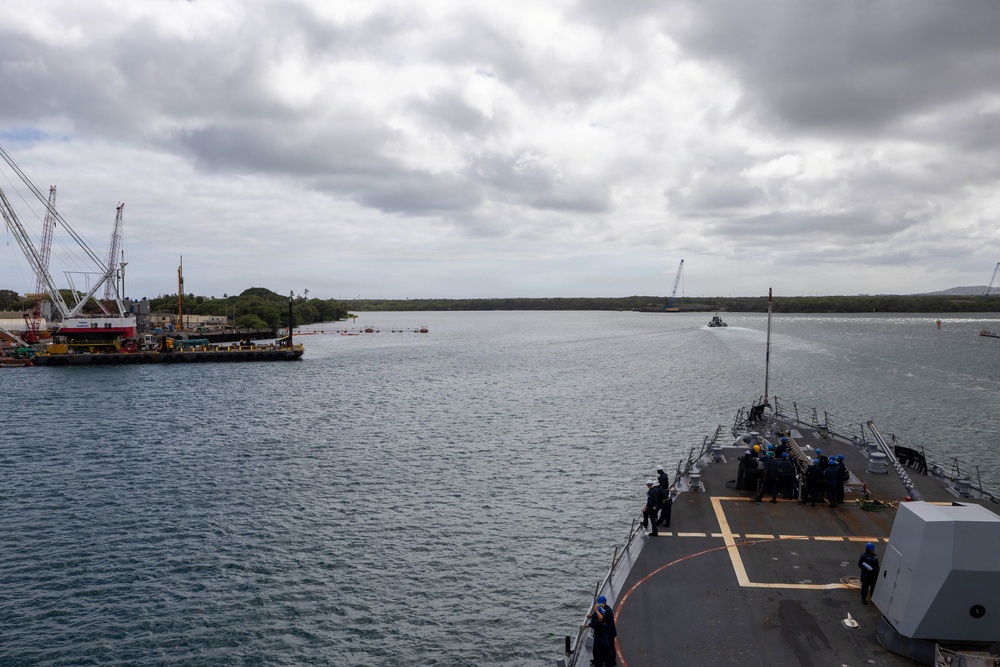 USS Wayne E. Meyer (DDG 108) Conducts Sea and Anchor