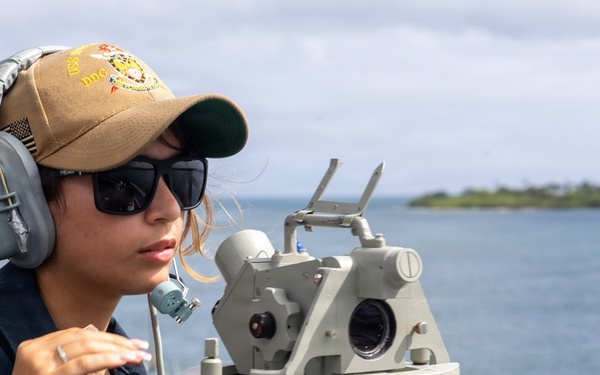 USS Wayne E. Meyer (DDG 108) Conducts Sea and Anchor