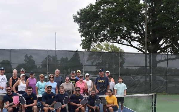 USS Beloit Sailors Join Local Community Members for Pickleball Event