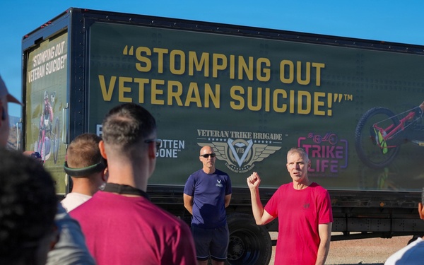 Creech AFB airmen participate in suicide prevention event to support veteran suicide awareness