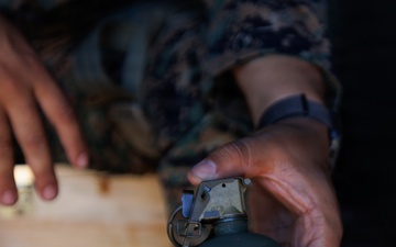 1st CRR Marines participate in live-fire grenade range