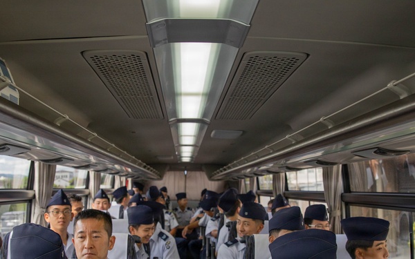 JASDF Cadets Tour MCAS Iwakuni