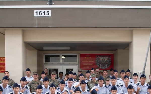JASDF Cadets Tour MCAS Iwakuni