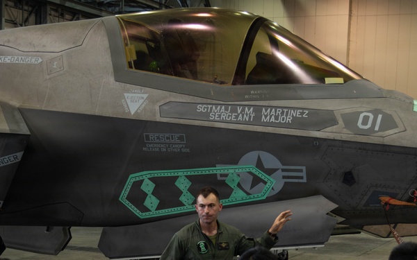 JASDF Cadets Tour MCAS Iwakuni