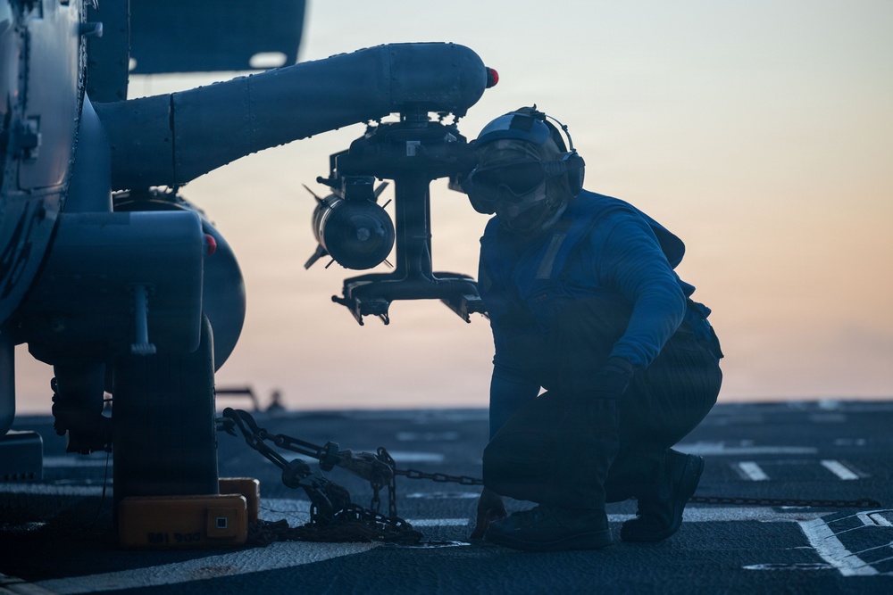 USS Wayne E. Meyer (DDG 108) Conducts Flight Operations