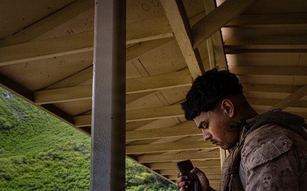U.S. Marines with 3rd LCT participate in a live-fire basic skills package