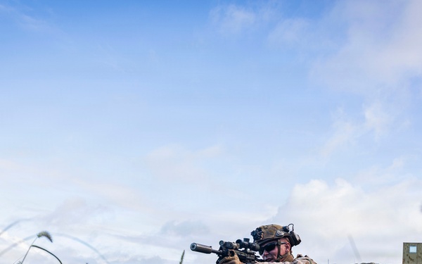 U.S. Marines with 3rd LCT participate in a live-fire basic skills package