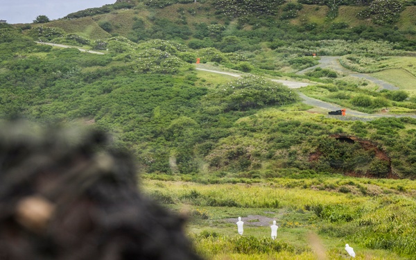 U.S. Marines with 3rd LCT participate in a live-fire basic skills package
