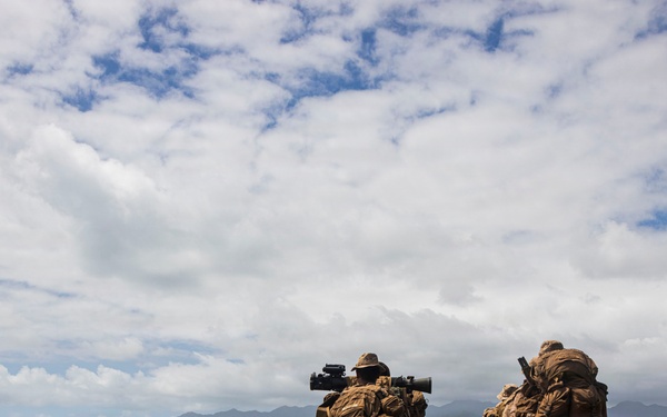 U.S. Marines with 3rd LCT participate in a live-fire basic skills package
