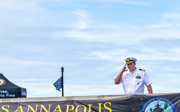 USS Annapolis (SSN 760) holds Change of Command Ceremony