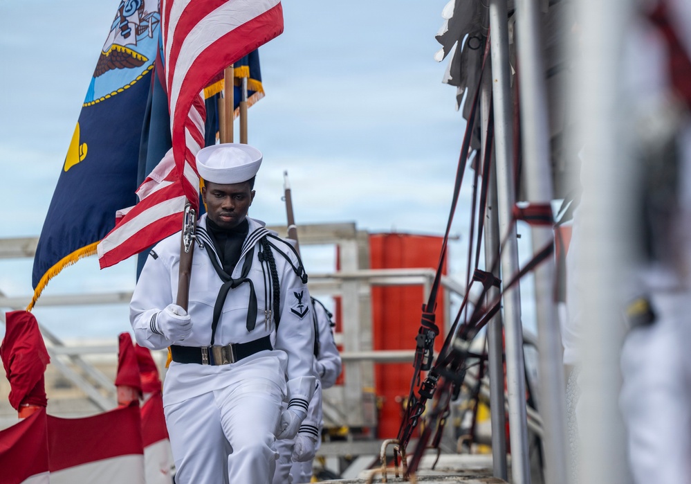 USS Annapolis (SSN 760) holds Change of Command Ceremony