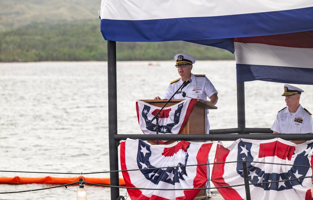 USS Annapolis (SSN 760) holds Change of Command Ceremony