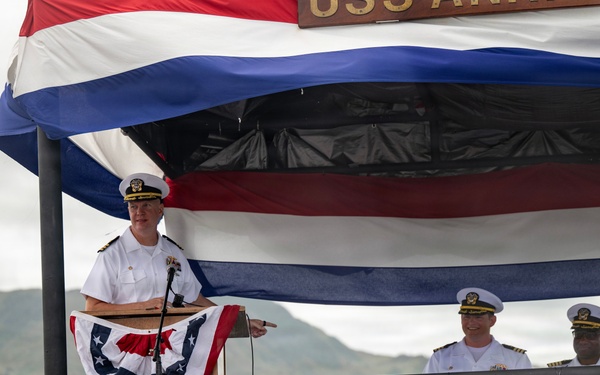 USS Annapolis (SSN 760) holds Change of Command Ceremony