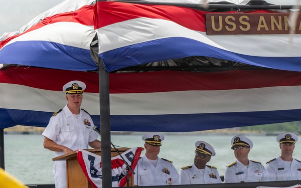 USS Annapolis (SSN 760) holds Change of Command Ceremony