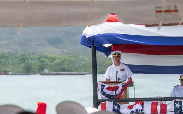 USS Annapolis (SSN 760) holds Change of Command Ceremony
