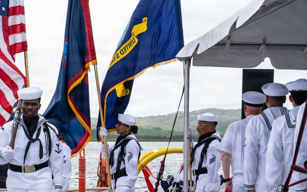 USS Annapolis (SSN 760) holds change of command ceremony
