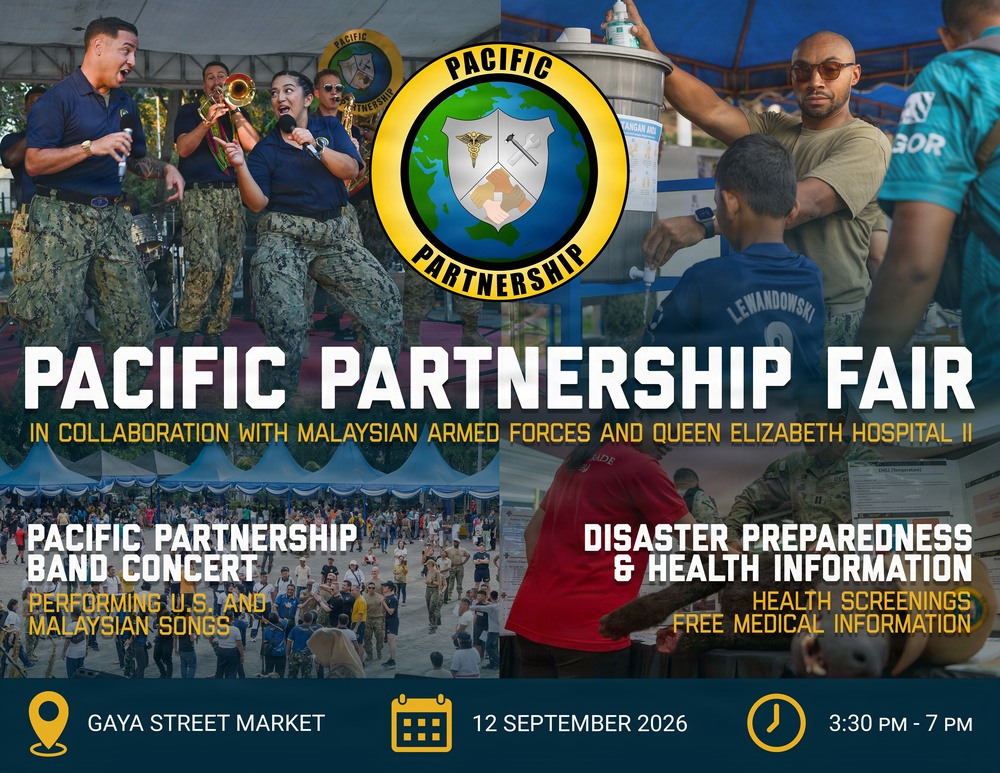 Pacific Partnership Fair Invitation Poster