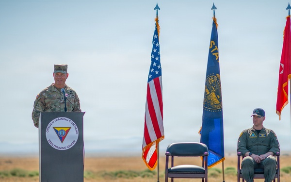 Oregon National Guard, U.S. Navy Break Ground on $12 Million Machine Gun Range in Boardman