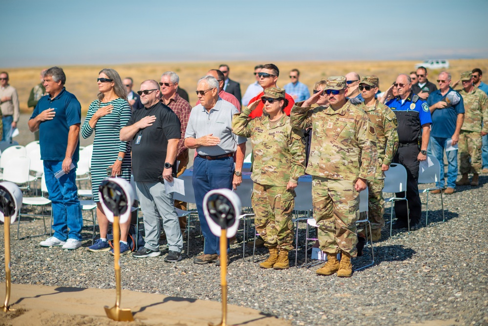 Oregon National Guard, U.S. Navy Break Ground on $12 Million Machine Gun Range in Boardman