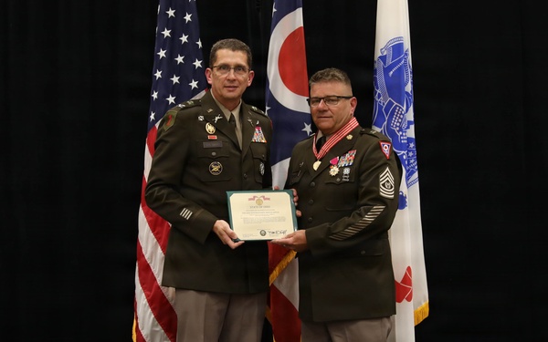 Ohio ARNG conducts ceremony marking transition of state command sergeants major