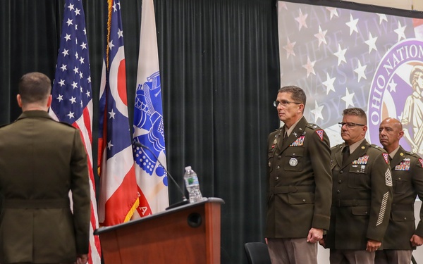 Ohio ARNG conducts ceremony marking transition of state command sergeants major