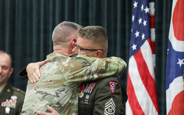 Ohio ARNG conducts ceremony marking transition of state command sergeants major