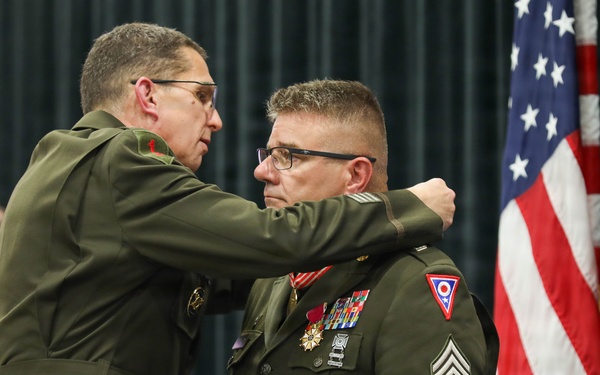Ohio ARNG conducts ceremony marking transition of state command sergeants major