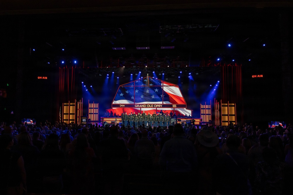 U.S. Army Chorus Performs at the Grand Ole Opry