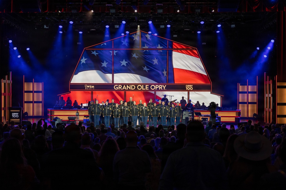 U.S. Army Chorus Performs at the Grand Ole Opry