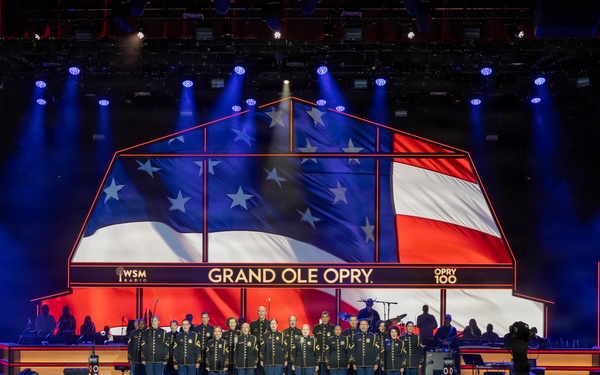 U.S. Army Chorus Performs at the Grand Ole Opry