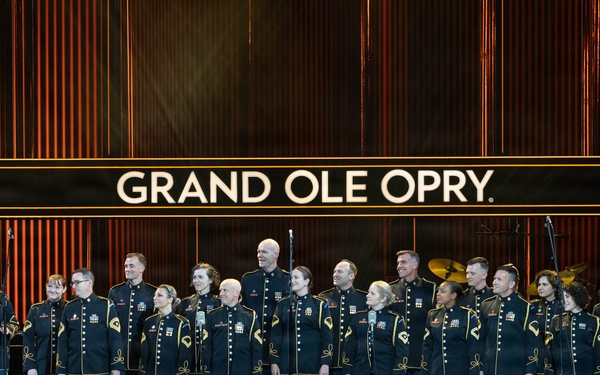 U.S. Army Chorus Performs at the Grand Ole Opry