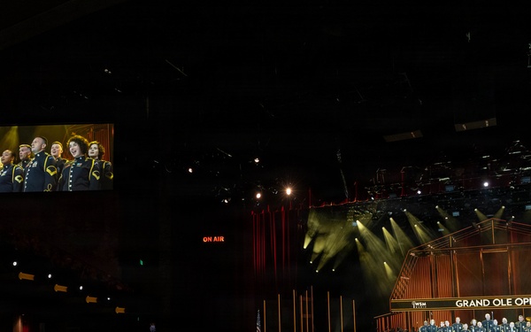 U.S. Army Chorus Performs at the Grand Ole Opry