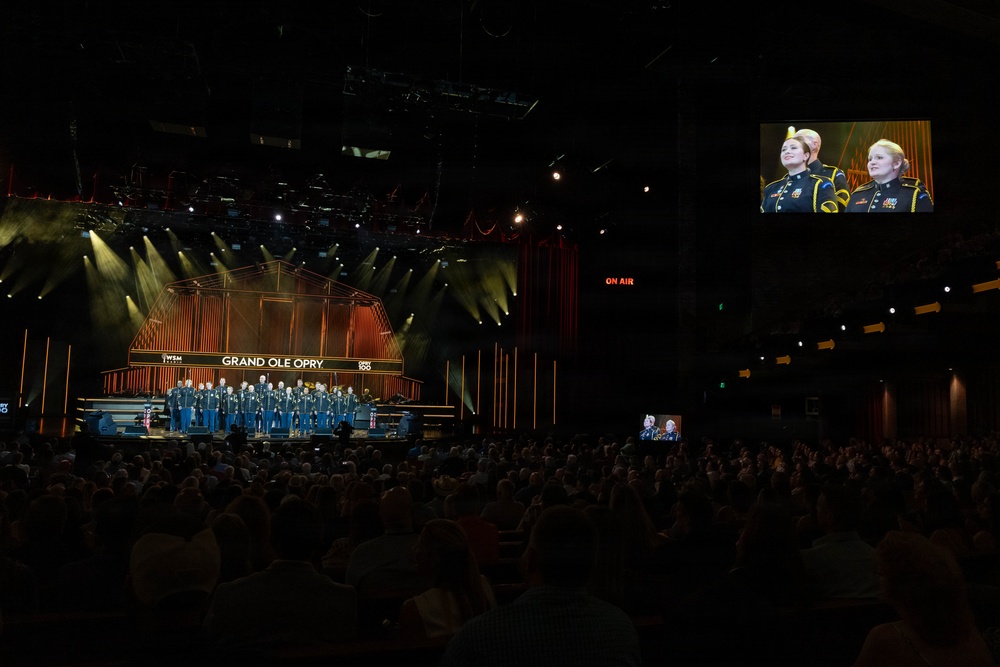 U.S. Army Chorus Performs at the Grand Ole Opry
