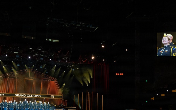 U.S. Army Chorus Performs at the Grand Ole Opry