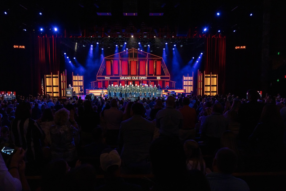 U.S. Army Chorus Performs at the Grand Ole Opry