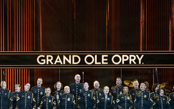U.S. Army Chorus Performs at the Grand Ole Opry