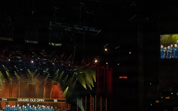 U.S. Army Chorus Performs at the Grand Ole Opry