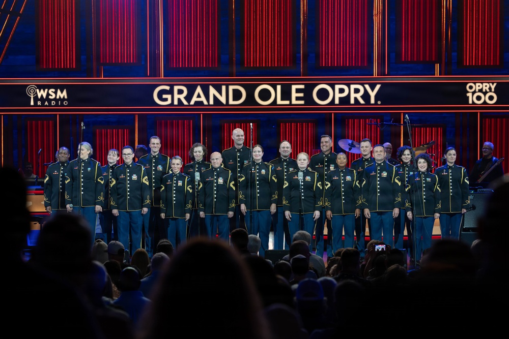 U.S. Army Chorus Performs at the Grand Ole Opry