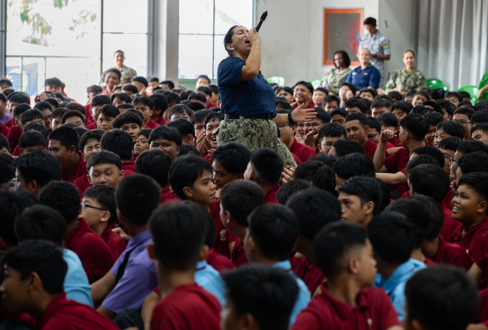 Pacific Partnership 2026 conducts a host nation outreach event at Sekolah Menengah Kebangsaan La Salle in Kota Kinabalu, Malaysia