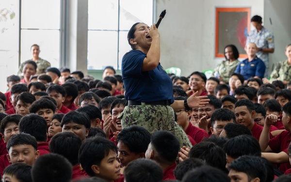 Pacific Partnership 2026 conducts a host nation outreach event at Sekolah Menengah Kebangsaan La Salle in Kota Kinabalu, Malaysia